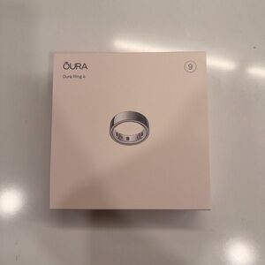 Oura Ring 4 Silver Size 9